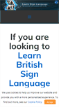 Mobile Screenshot of learnsignlanguage.co.uk
